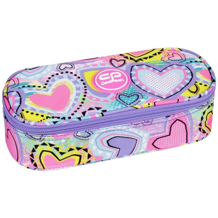 CoolPack, Campus, piórnik owalny, Sew Pastel Heart
