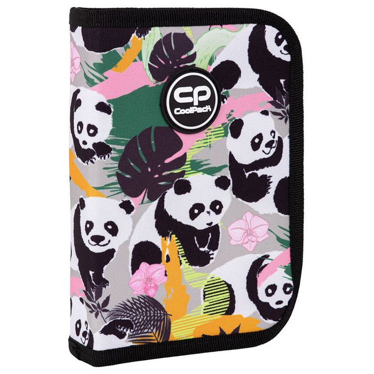 CoolPack, Clipper, piórnik rozkładany, pojedynczy, z wyposażeniem, Panda Gang