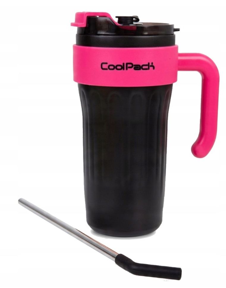 CoolPack, Coffee Mug Jumbo, kubek termiczny, Pink Black, 860 ml