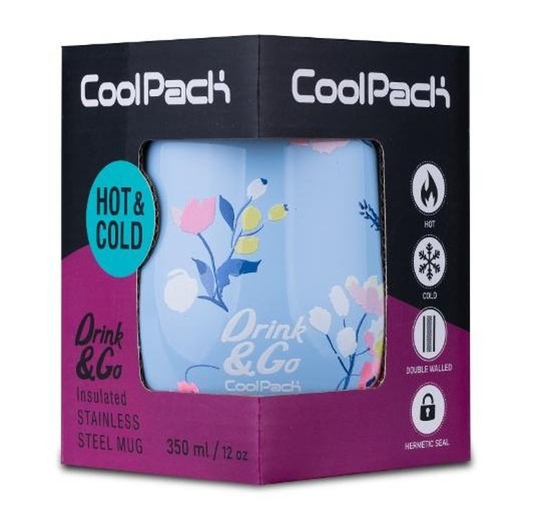 CoolPack, Coffee Mug, kubek termiczny, Provence, 355 ml