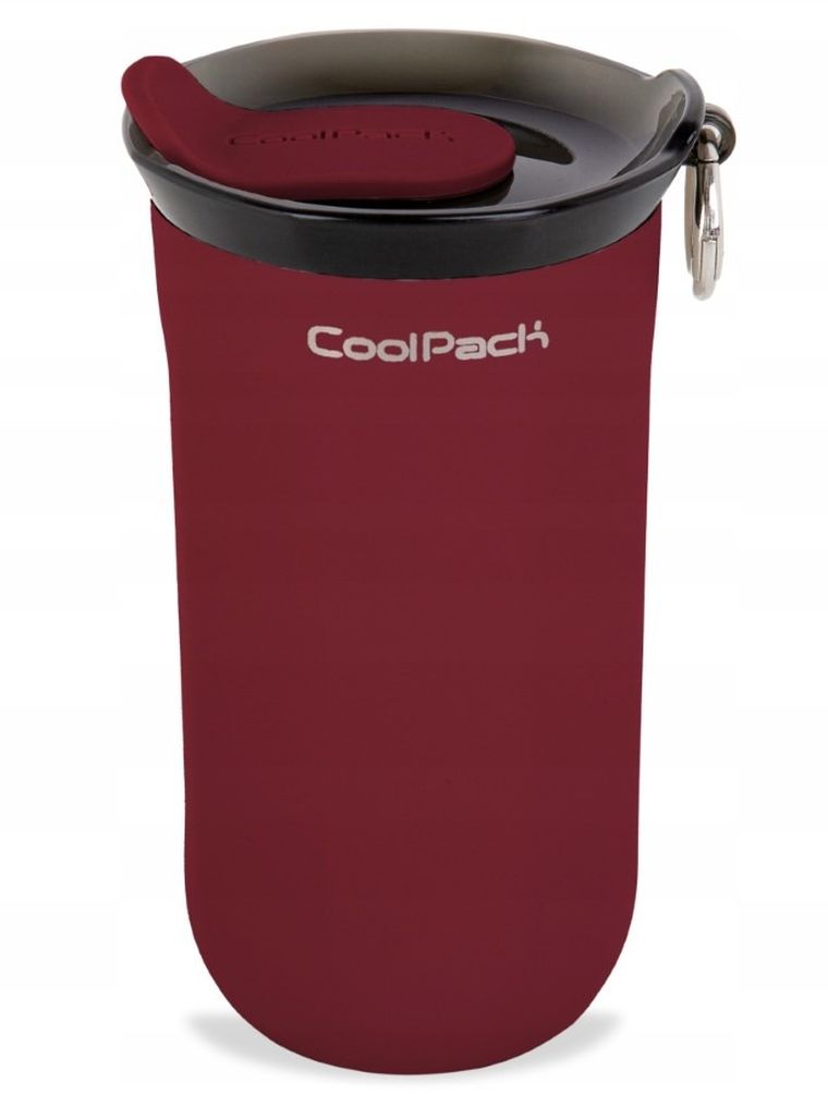 CoolPack, Coffee Mug Tom, kubek termiczny, Burgundy, 350 ml
