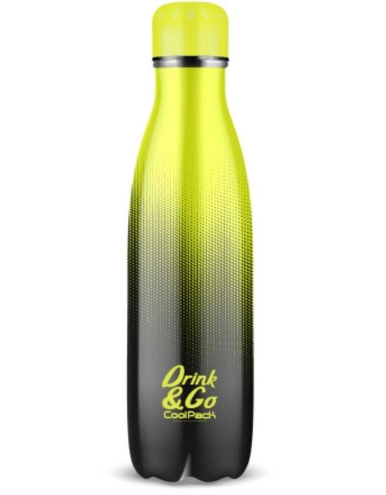 CoolPack, Drink&Go, butelka termiczna, Gradient Lemon, 500 ml