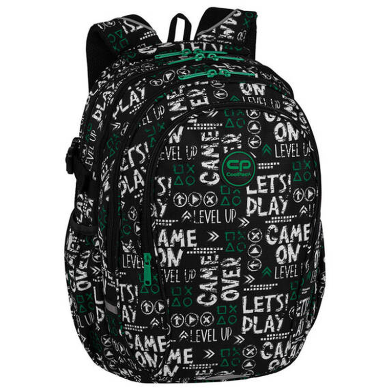 CoolPack, Factor X, plecak szkolny, 4-komorowy, Game On
