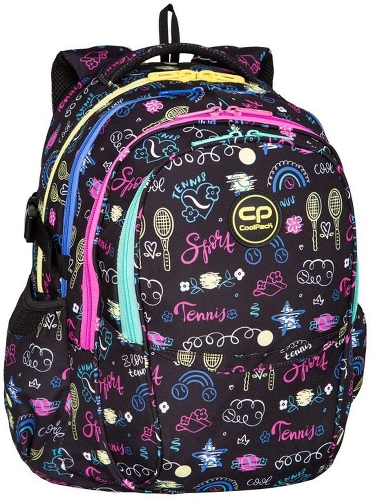 CoolPack, Factor X, plecak szkolny, 4-komorowy, Tennis Star