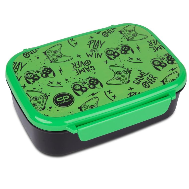 CoolPack, Foodyx, lunchbox z przegródką, Game Over Gradient Green
