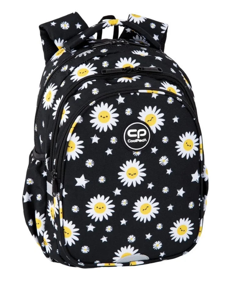 CoolPack, Jerry, plecak szkolny, 3-komorowy, Daisy Black