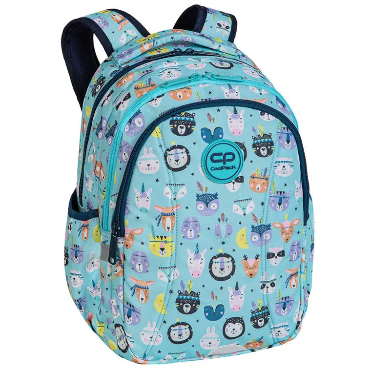 CoolPack, Joy S, plecak szkolny, 3-komorowy, Indian Zoo