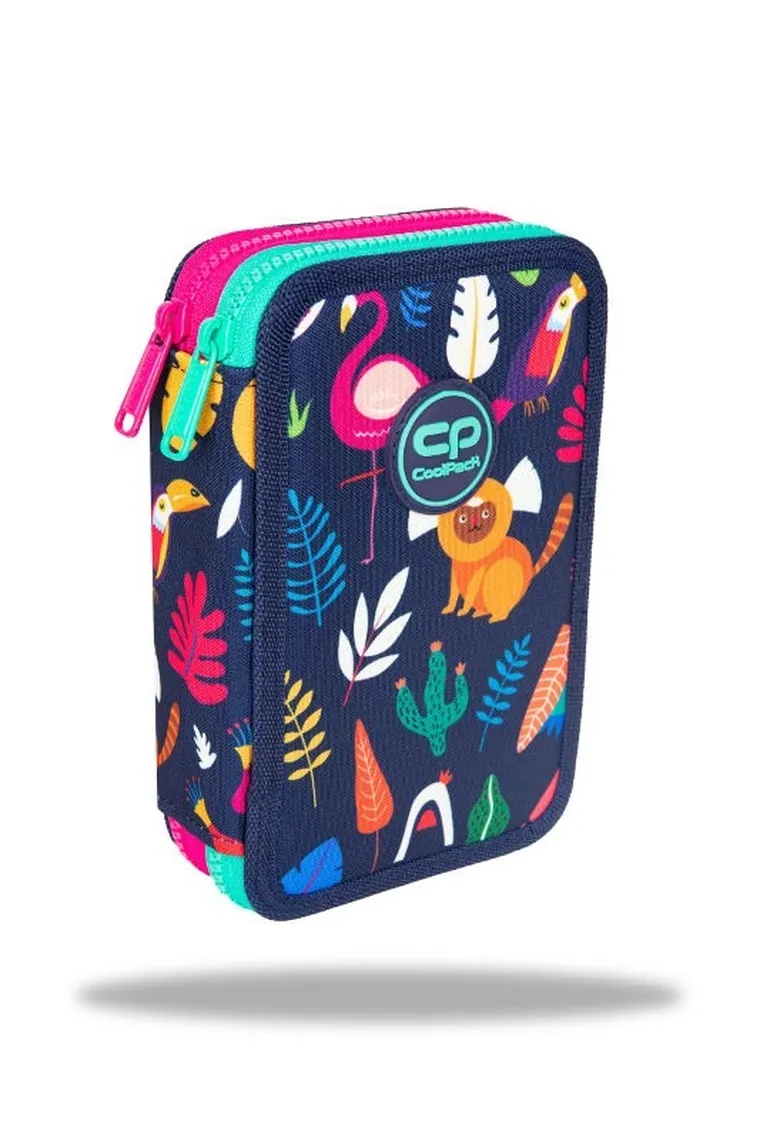 CoolPack, Jumper 2, Lady Color, piórnik podwójny z wyposażeniem