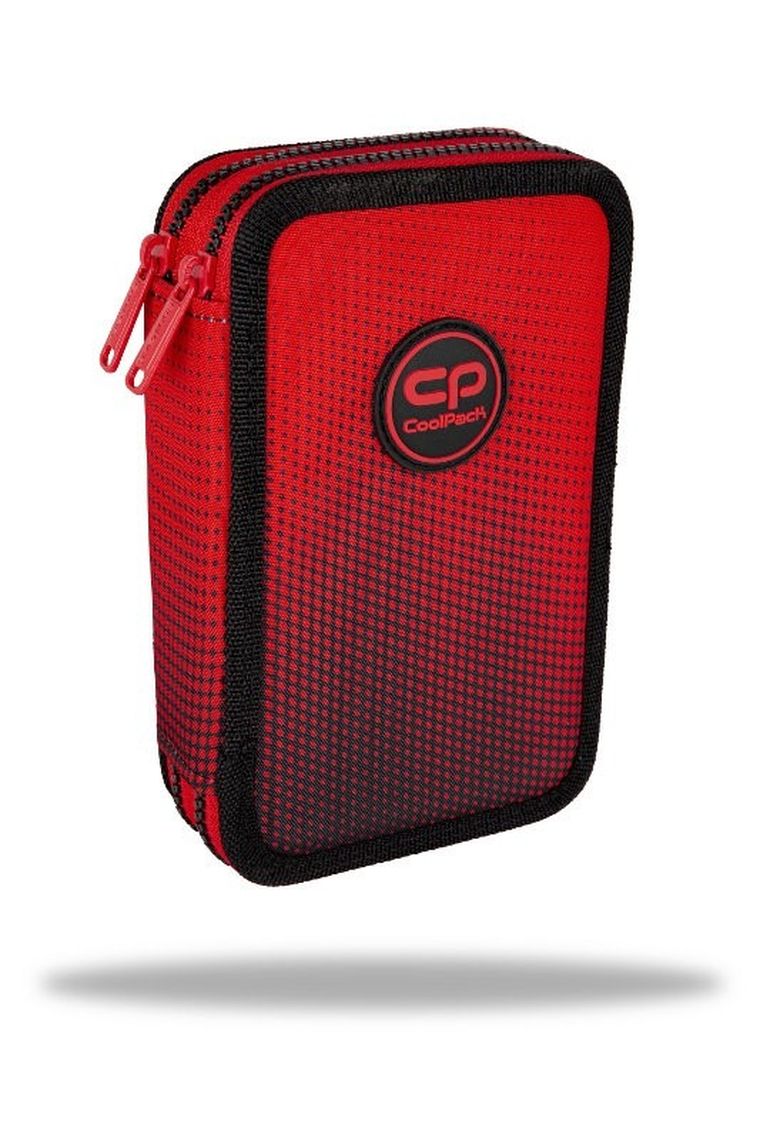 CoolPack, Jumper 2, piórnik podwójny z wyposażeniem, Gradient Cranberry