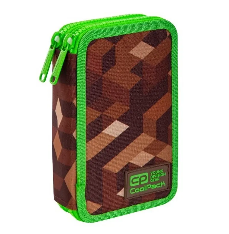 CoolPack, Jumper 2, piórnik rozkładany, podwójny, z wyposażeniem, City Jungle