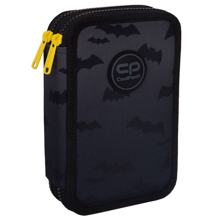 CoolPack, Jumper 2, piórnik rozkładany, podwójny, z wyposażeniem, Darker Night