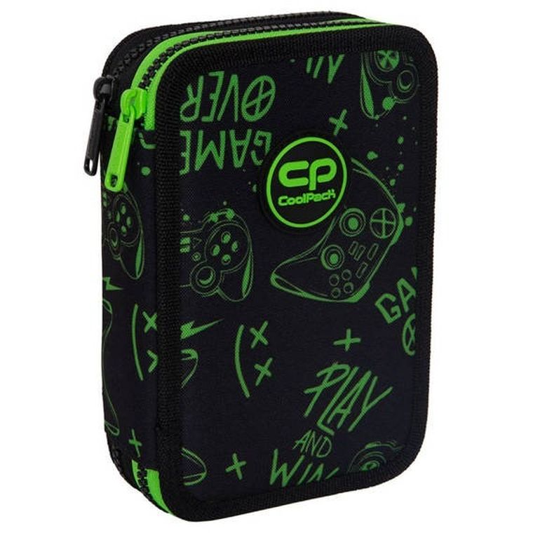 CoolPack, Jumper 2, piórnik rozkładany, podwójny, z wyposażeniem, Game Night