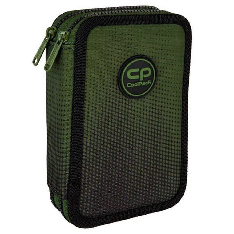 CoolPack, Jumper 2, piórnik rozkładany, podwójny, z wyposażeniem, Gradient Grass