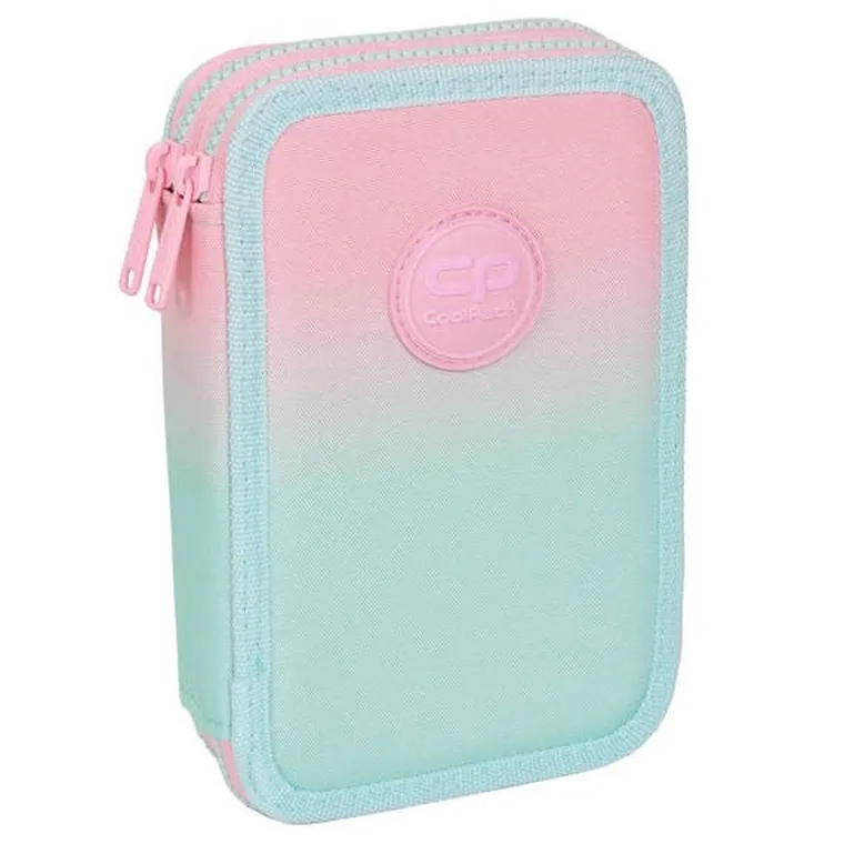 CoolPack, Jumper 2, piórnik rozkładany, podwójny, z wyposażeniem, Gradient Strawberry