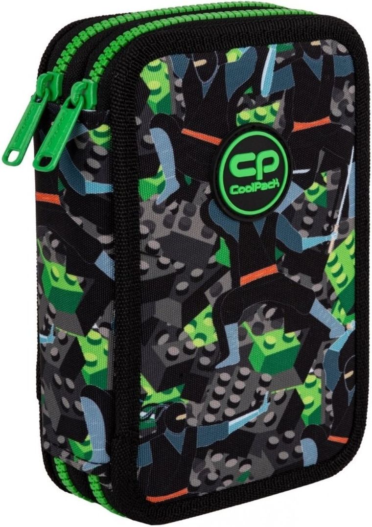 CoolPack, Jumper 2, piórnik rozkładany, podwójny, z wyposażeniem, Kids From The Block