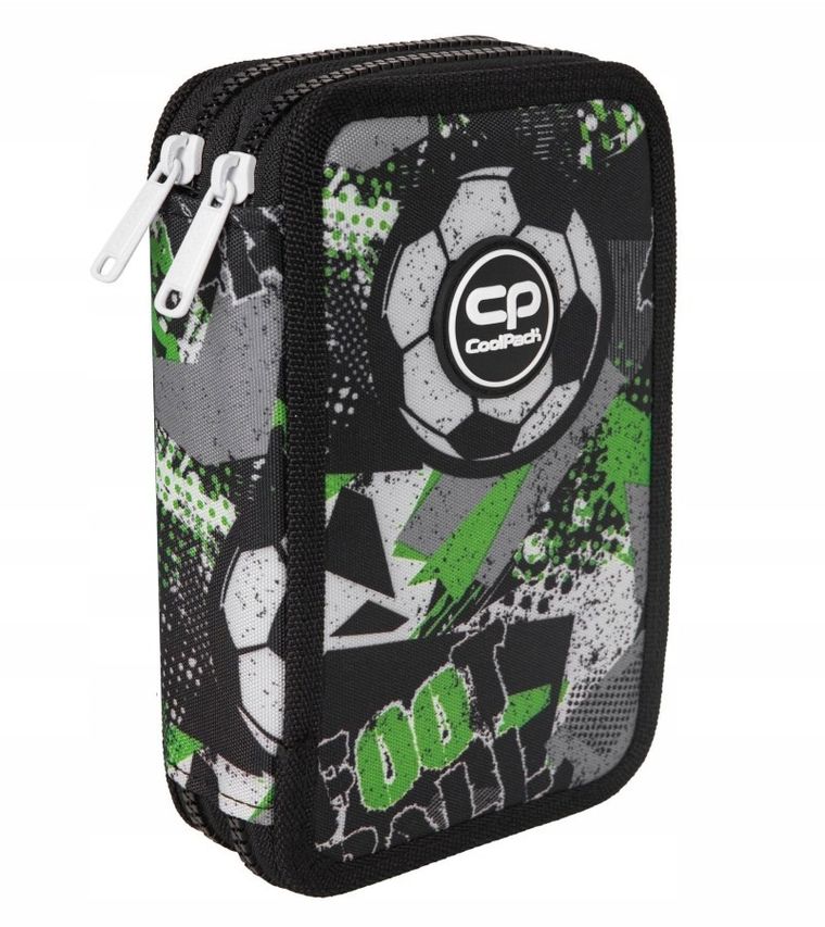 CoolPack, Jumper 2, piórnik rozkładany, podwójny, z wyposażeniem, Let's Gol