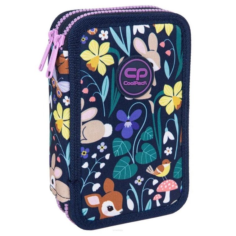 CoolPack, Jumper 2, piórnik rozkładany, podwójny, z wyposażeniem, Oh My Deer