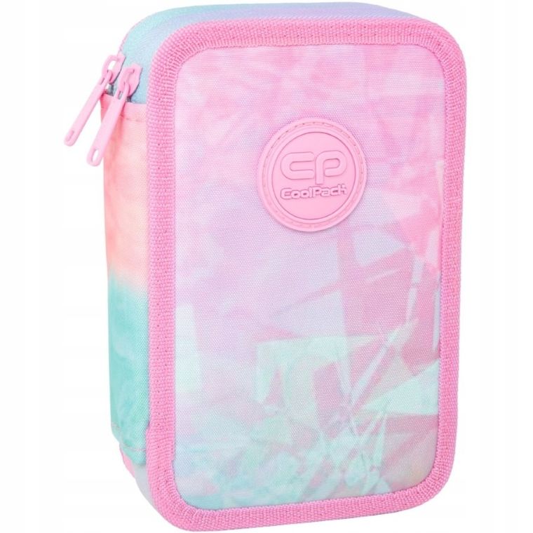 CoolPack, Jumper 2, piórnik rozkładany, podwójny, z wyposażeniem, Tie Dye