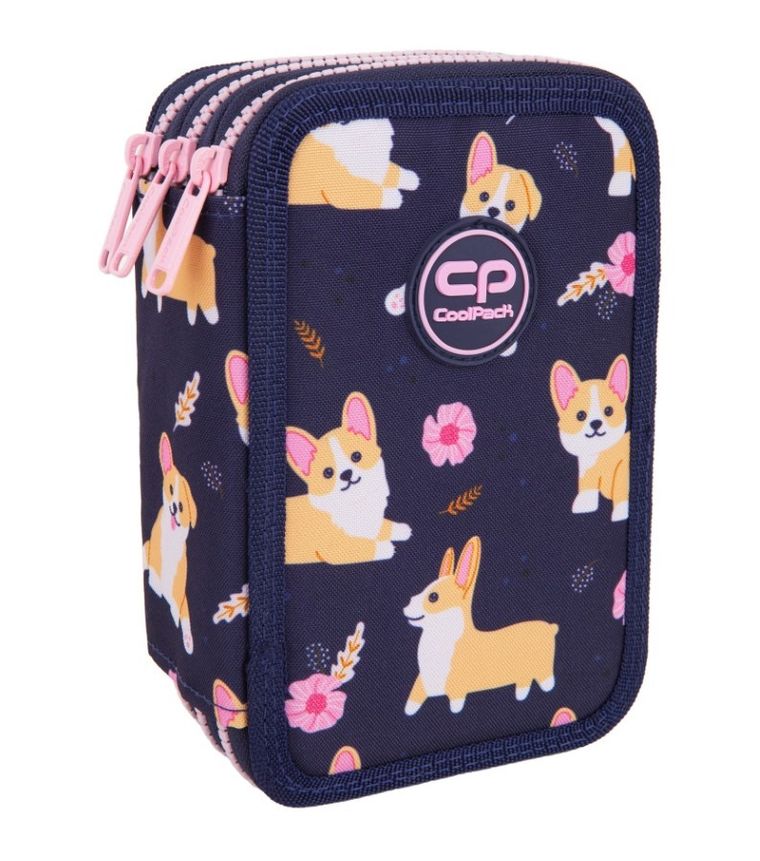 CoolPack, Jumper 3, piórnik rozkładany, potrójny, z wyposażeniem, Elisabeth