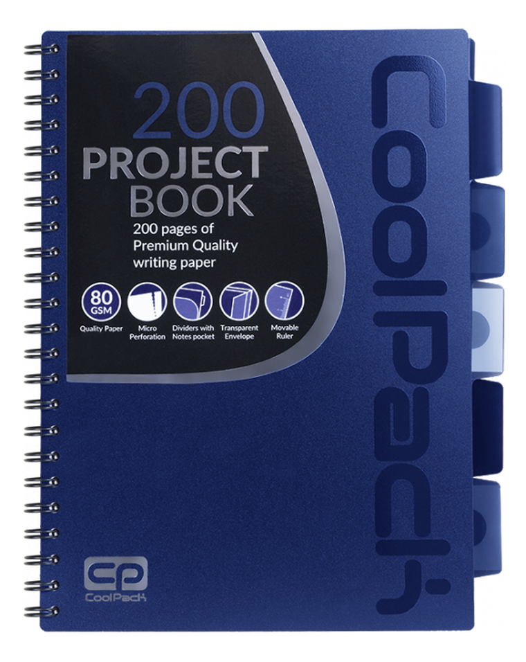 CoolPack, kołobrulion A4, ciemnoniebieski, 1 szt.