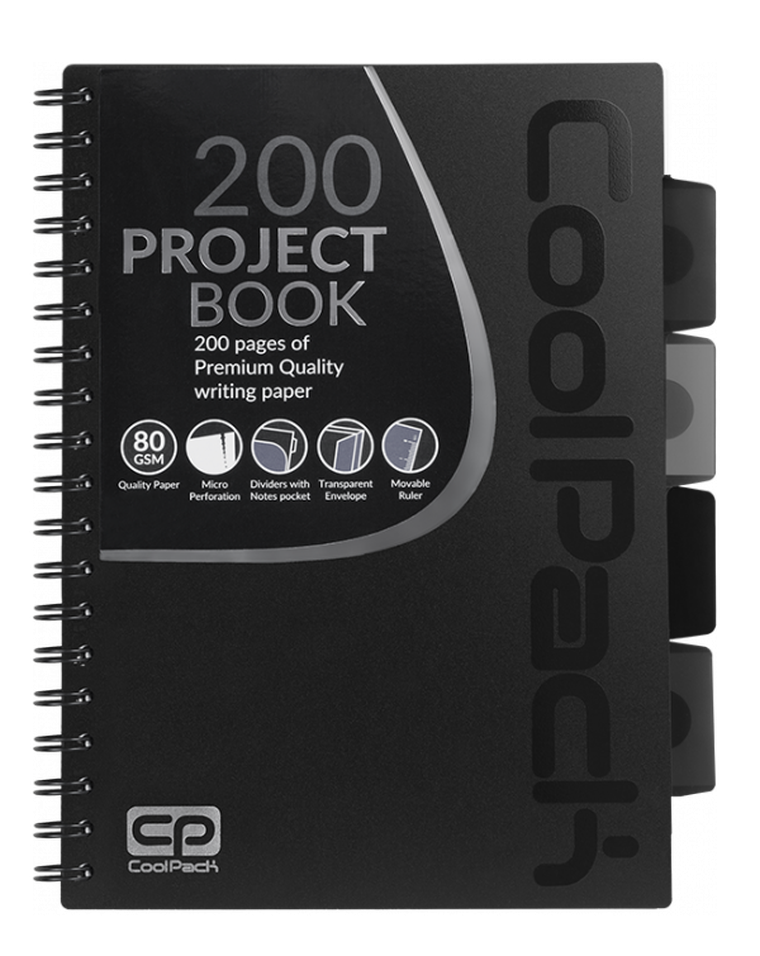 CoolPack, kołobrulion b5, czarny, 1 szt.