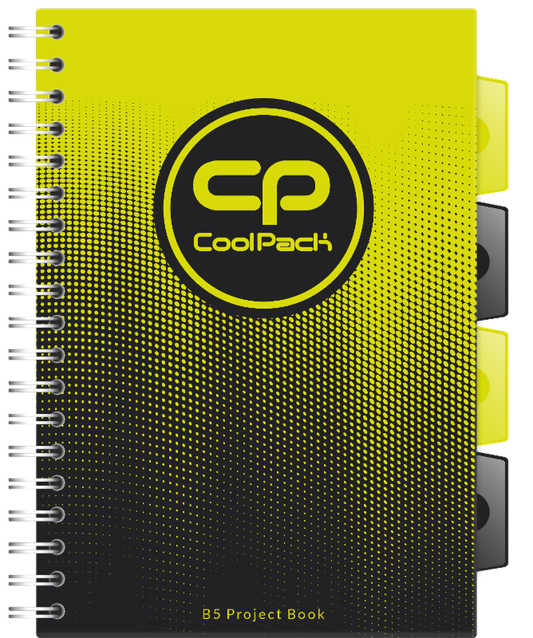 CoolPack, kołobrulion B5, Lemon, 1 szt.