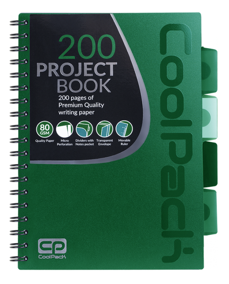 CoolPack, kołobrulion B5, zielony, 1 szt.