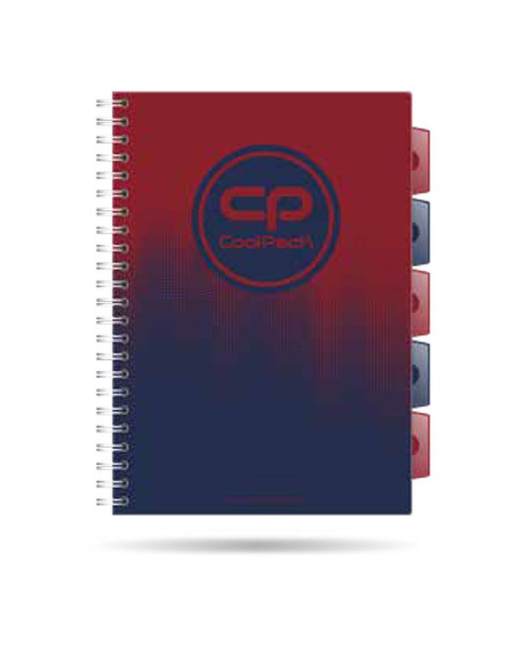 CoolPack, kołozeszyt A4, 100 kartek, kratka, Gradient Costa, 1 szt.