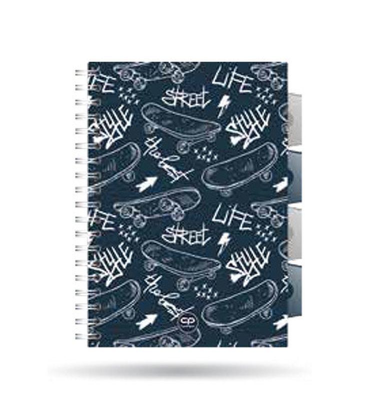 CoolPack, kołozeszyt A5, 100 kartek, kratka, Street Life, 1 szt.