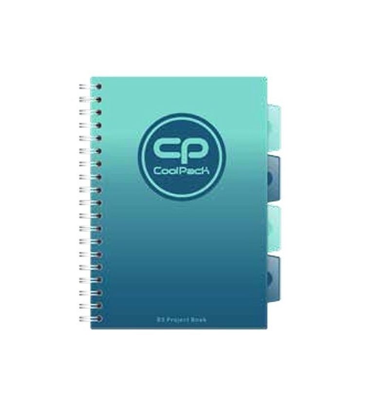 CoolPack, kołozeszyt, B5, Gradient Blue Lagoon, 1 szt.