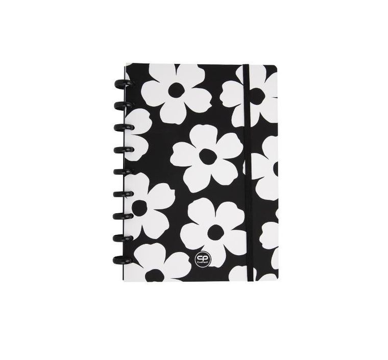 CoolPack, kołozeszyt z gumką B5, 100 kartek, flores jasmine, 1 szt.