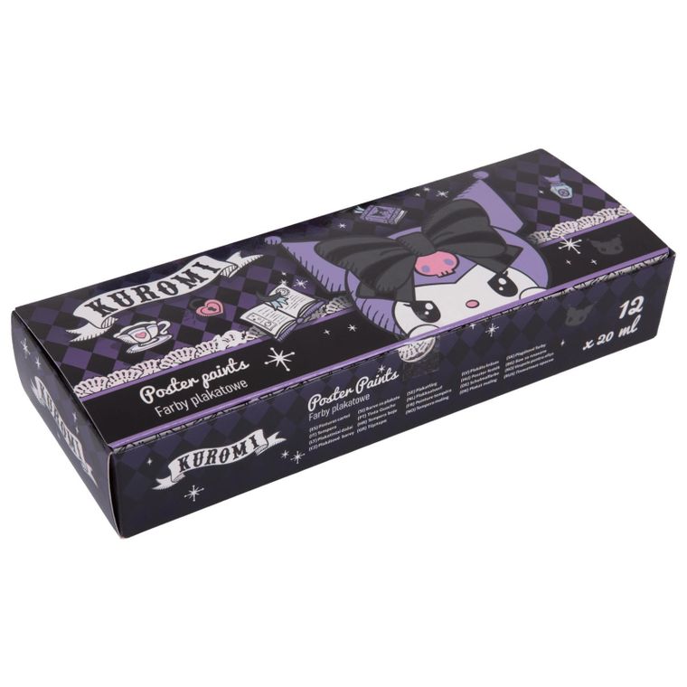CoolPack, Kuromi, farby plakatowe, 12 x 20 ml