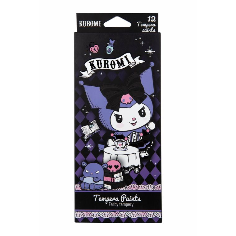 CoolPack, Kuromi, farby tempera w tubie, 12 x 20 ml
