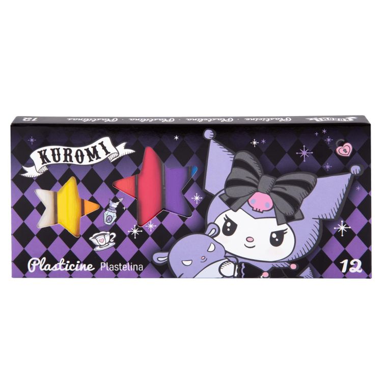 CoolPack, Kuromi, plastelina, 12 kolorów