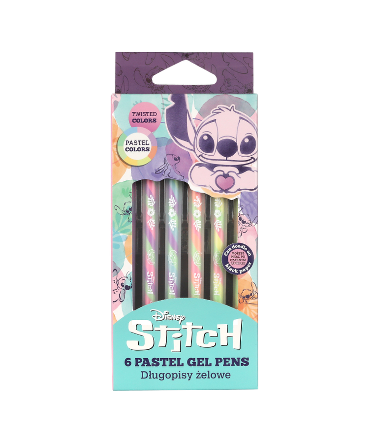 CoolPack, Lilo i Stitch, długopisy żelowe, 6 szt.