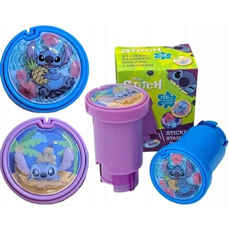 CoolPack, Lilo i Stitch, stempel z naklejkami, 156 naklejek, 1 szt.