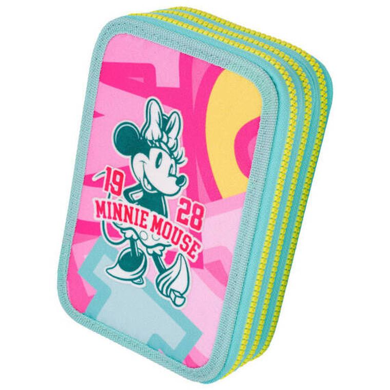 CoolPack, Myszka Minnie, Jumper 3, piórnik rozkładany, potrójny, z wyposażeniem, Disney Core