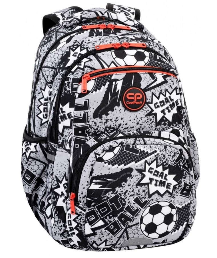 CoolPack, Pick, plecak szkolny, 2-komorowy, Grey Ball