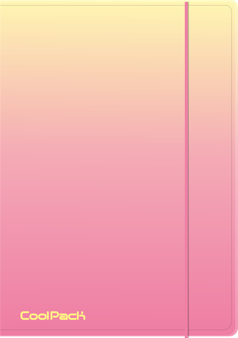 CoolPack, teczka na gumkę, A4, Peach, 1 szt.