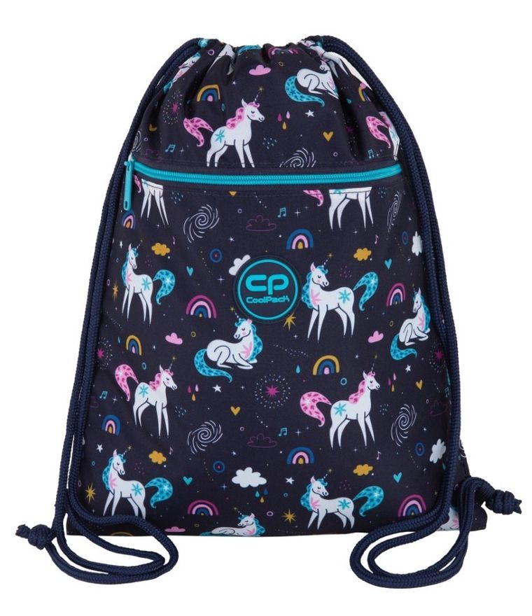 CoolPack, Vert, worek sportowy, Mrs Unicorn