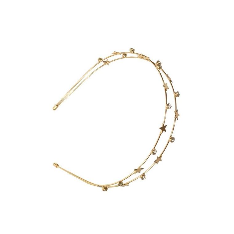 Coralico, opaska złota z diamencikami