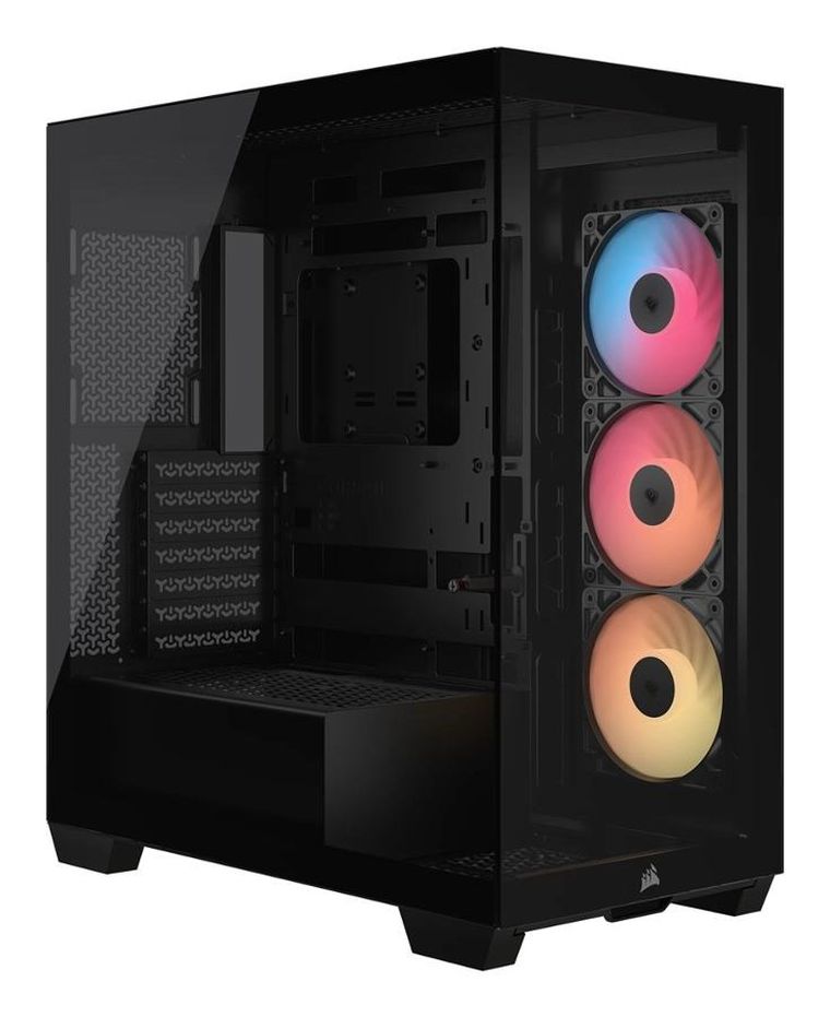 Corsair, obudowa, 3500X RSR ARGB TG Mid-Tower, czarna
