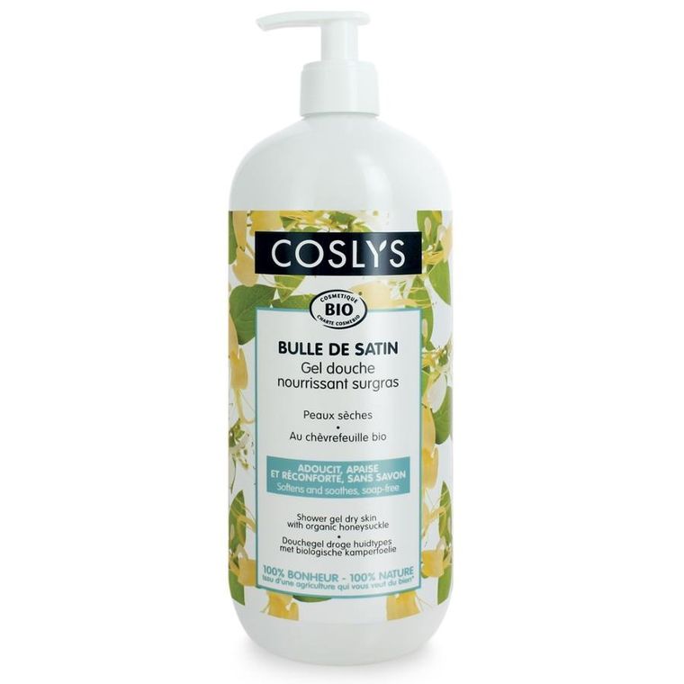 Coslys, żel pod prysznic z wiciokrzewem do bardzo suchej skóry, 1L