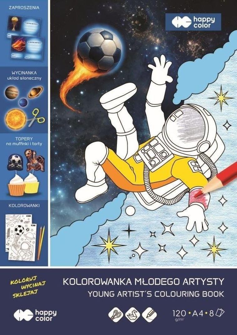 Cosmo Ball. Kolorowanka