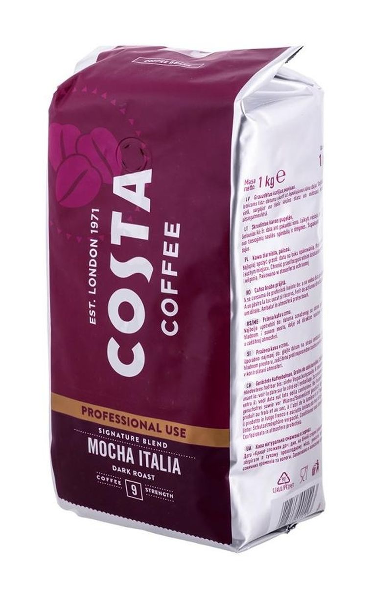 Costa Coffee, Professional, Signature Blend Mocha Italia, kawa ziarnista, 1 kg