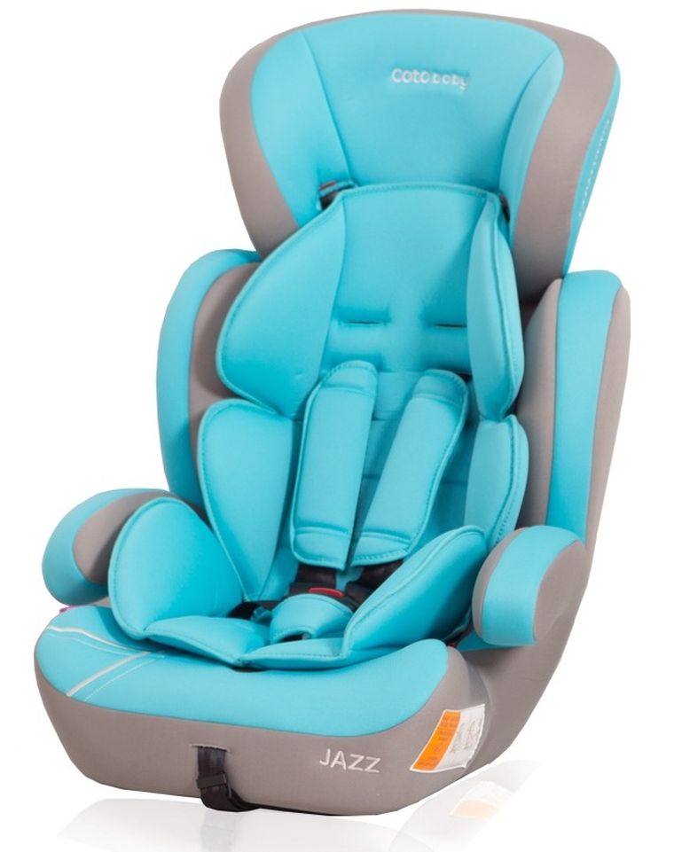 Coto Baby, Jazz, fotelik samochodowy, 9-36 kg, turkusowy