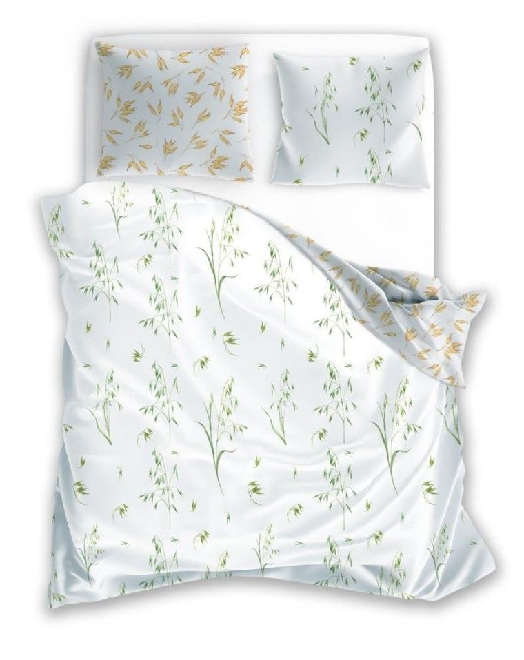 Cottage Home, 2-częściowy komplet pościeli bawełnianej, naturalny, 140-200 cm