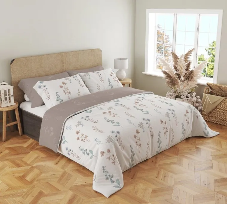 Cottage Home, Kwiatowy sen, 2-częściowy komplet pościeli bawełnianej, 140-200 cm