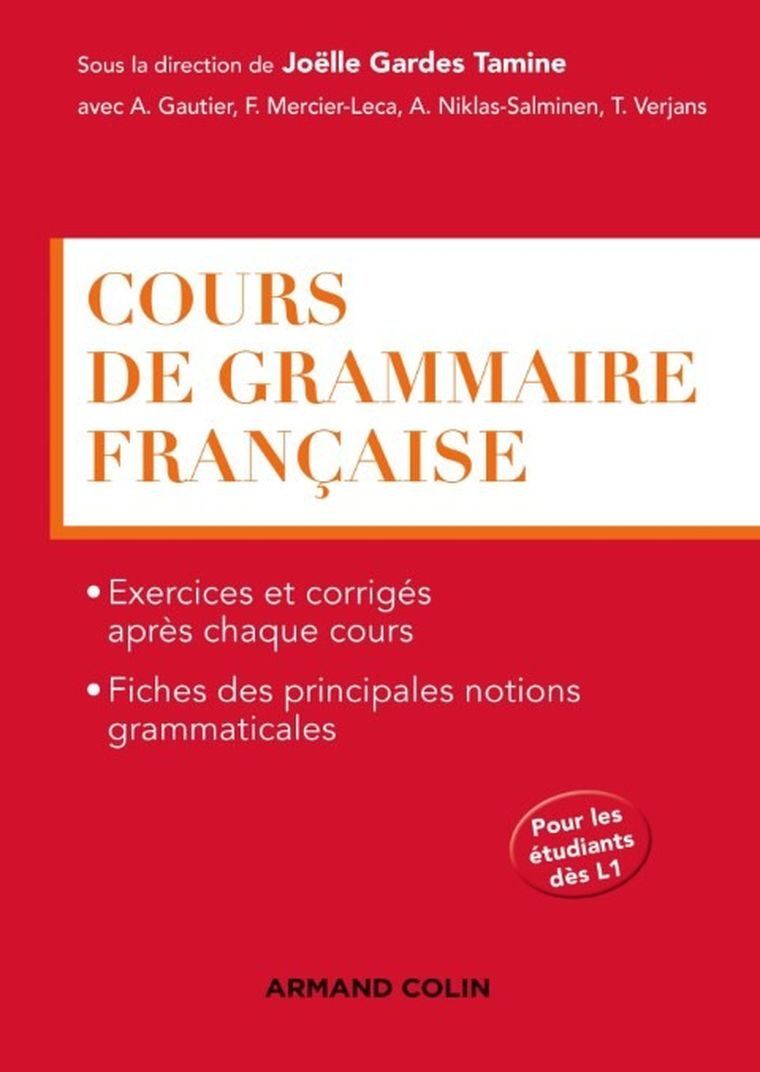 Cours de grammaire francaise. Podręcznik do gramatyki języka francuskiego+ klucz