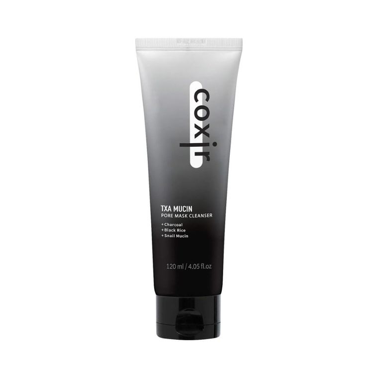 Coxir, Txa Mucin Pore Line, oczyszczająca maska i pianka do twarzy z TXA i mucyną ślimaka, 120 ml